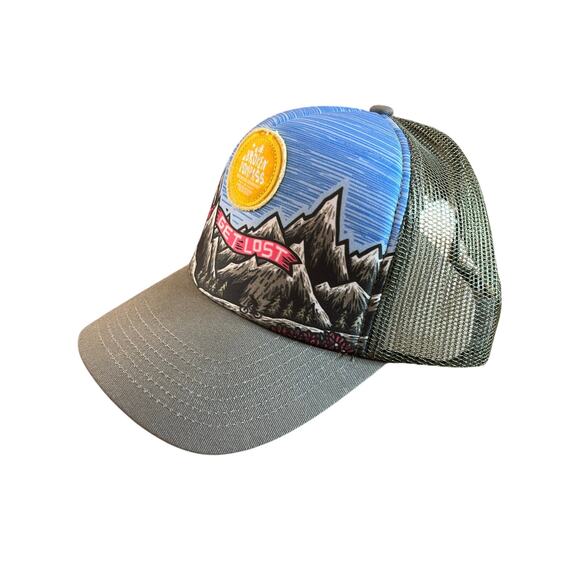Get Lost Broken Compass Brewing Company SnapBack Trucker Cap Hat Colorado NEW - Picture 1 of 7